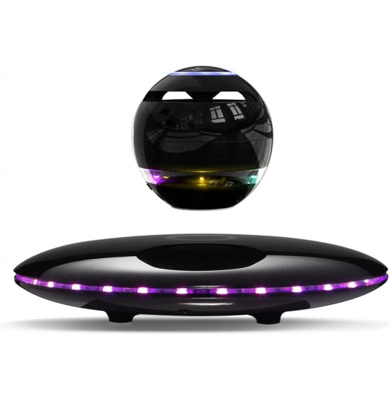 Infinity Orb Magnetic Levitating Speaker Bluetooth 4.0 LED Flash Wireless Floating Speakers with Microphone and Touch Buttons (Black) Infinity Orb Magnetic Levitating Speaker Bluetooth 4.0 LED Flash Wireless Floating Speakers with Microphone and Touch Buttons (Black)