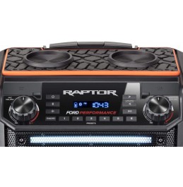 ION Audio Raptor | Ultra-Portable 100-Watt Wireless Water-Resistant Speaker with 75-Hour Rechargeable Battery, Bluetooth Streaming, AM/FM Radio and Multi-Color Light Bar ION Audio Raptor | Ultra-Portable 100-Watt Wireless Water-Resistant Speaker with 75-Hour Rechargeable Battery, Bluetooth Streaming, AM/FM Radio and Multi-Color Light Bar